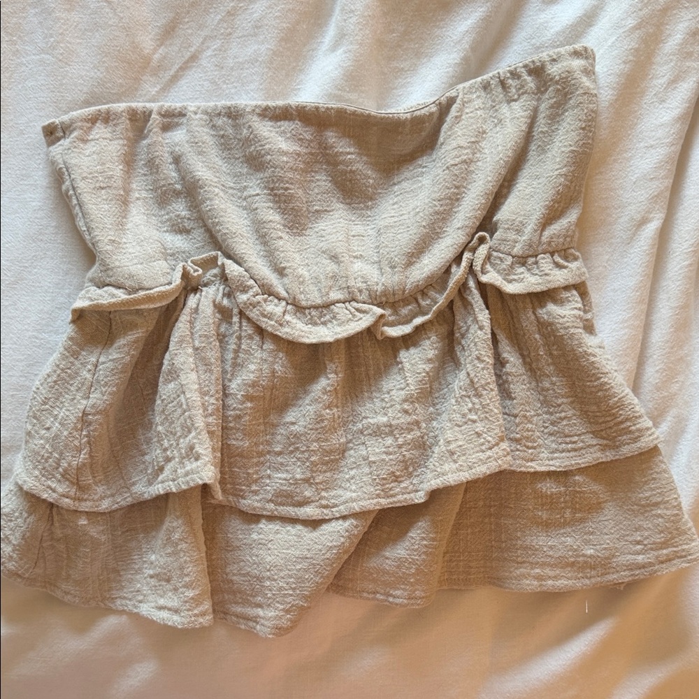 Edikted ruffle tube top